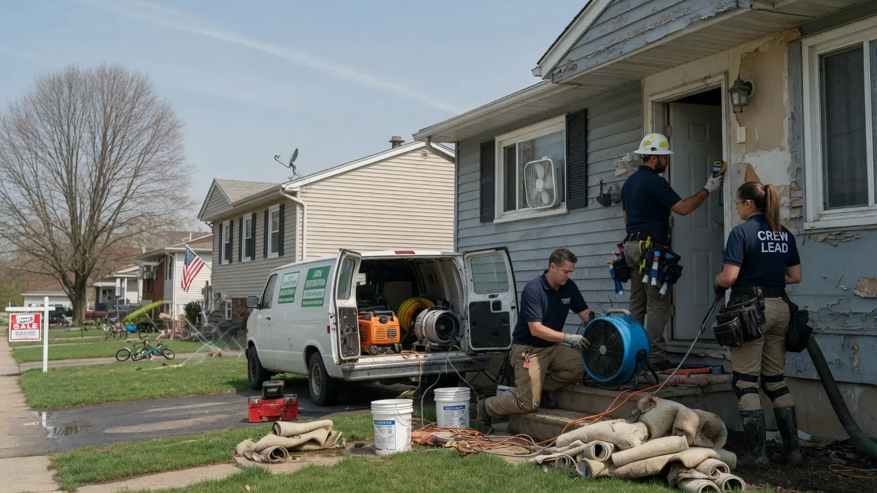 Flood Cleanup in Mount Clemens, MI near me